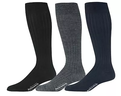 Men's Over The Calf Dress Socks Merino Wool Knee High Calf Socks  • $50.95
