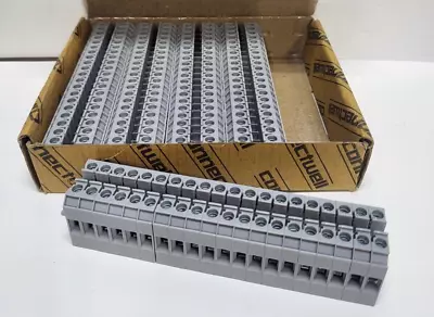 Box Of 100 Altech CMB4 Mini Feed-Through Panel Mount Terminal Blocks • $49.99