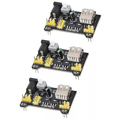 3 X Breadboard Power Supply Module For MB102 Prototype Board DC6.5‑12V USB Power • $9.99