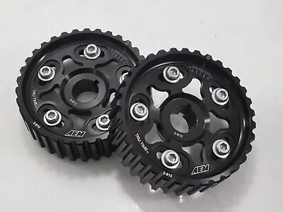 Racing Cam Pulley Gear Adjustable Honda Civic Integra B16A B16B B18C DOHC B16 X2 • $155.99