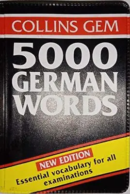 Collins Gem 5000 German Words (Collins Gems) By Christie Barbara Paperback The • £3.49
