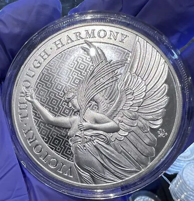 2022 - 5 Troy Oz .999 Fine Silver Coin - St. Helena -Victory Through Harmony  • £161.52