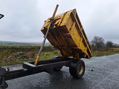 6 Ton Dump Trailer Tractor Drawn Farm Manure Stone Soil Etc  • £1650