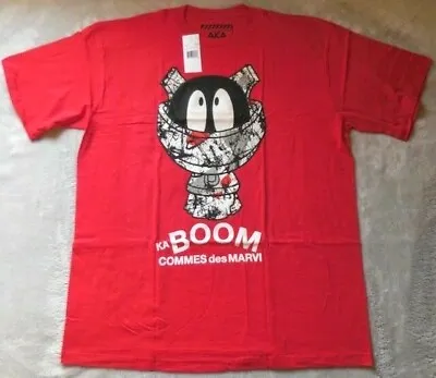 Looney Tunes Marvin The Martian Mens XL T-Shirt Red/Black/White • $15.16