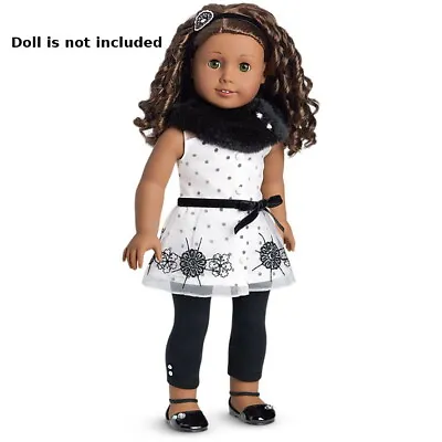 American Girl Let It Snow Outfit Black/White Holiday Set For 18  Corinne Doll • $25