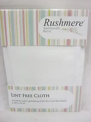 Rushmere Lint Free Cloth Cotton 30cm X 45cm • £4.95