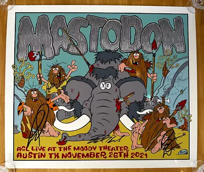 Mastodon Tour Poster 2021 - Austin TX *Signed* • $350