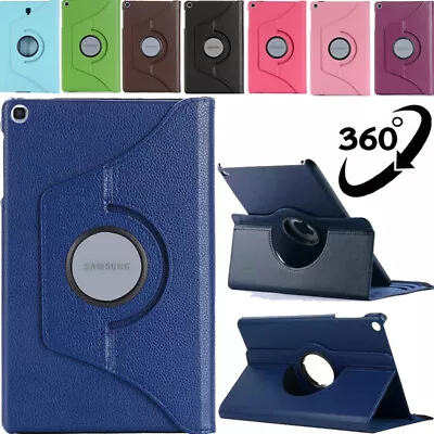 Rotating Leather Case Cover For Samsung Galaxy Tab A A7 S5e S6 S7 Plus S4 Tablet • $18.29