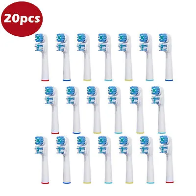 $25.99 • Buy 20pcs Electric Toothbrush Replacement Heads For Braun Oral B Dual Clean SB-417A