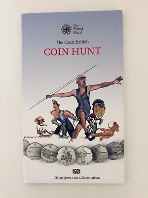 Royal Mint The Great British Coin Hunt UK Olympic Coin Collector Official Album • £54.90