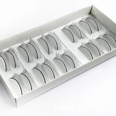 £3.99 • Buy 10 Pairs Self Adhesive Training False Eyelash Extensions Practice Lashes Strips