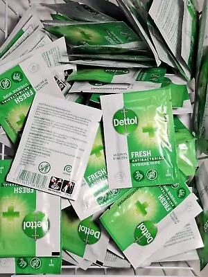 50 Individual Sachets Of Dettol Antibacterial Hygiene Sanitiser Wipes • £4.99