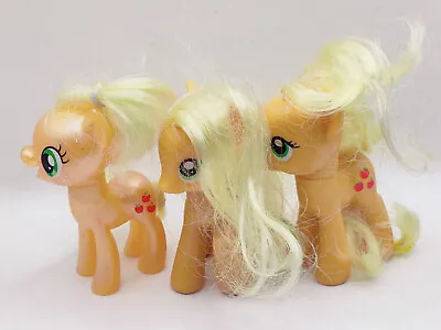 My Little Pony 3  Lot Of 3 AppleJack Action Figure • $14.99