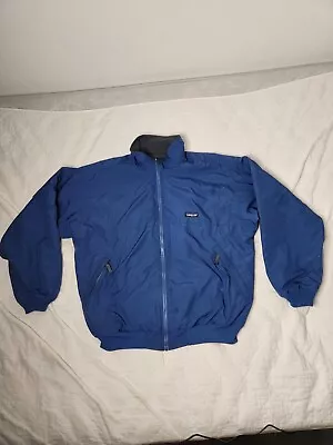 Vintage Patagonia Bomber Jacket Mens Size Large Full Zip Fleece Lined Outdoors • $5.50