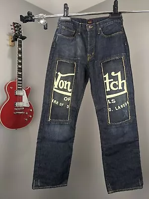 Von Dutch VINTAGE 2003 Selvedge Denim Men's Jeans Button Fly Pants Y2K RARE NEW • $397