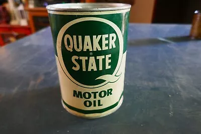 Vintage Metal Quart Oil Can Quaker State Lot 24-7-CH • $7