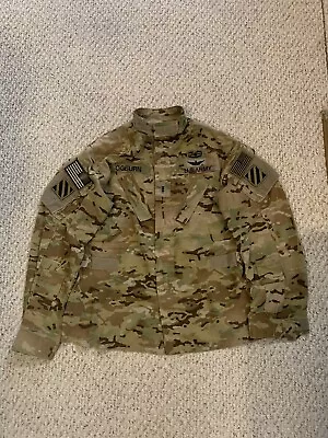 3ID Senior Pilot Wings CAB OEF-CP Multicam Aircrew Coat Afghanistan Patches  • $75