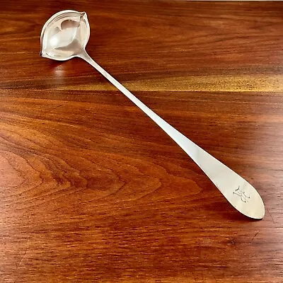 Tiffany & Co. Sterling Silver Punch Ladle W/ Button Faneuil 1910 Monogram R • $609.50