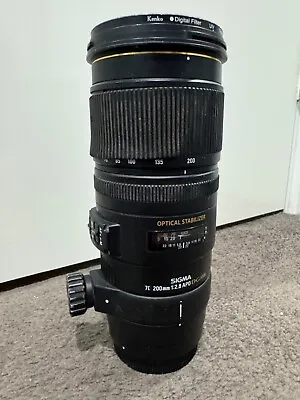Sigma EX 70-200mm F/2.8 DG APO HSM Macro Lens • $900