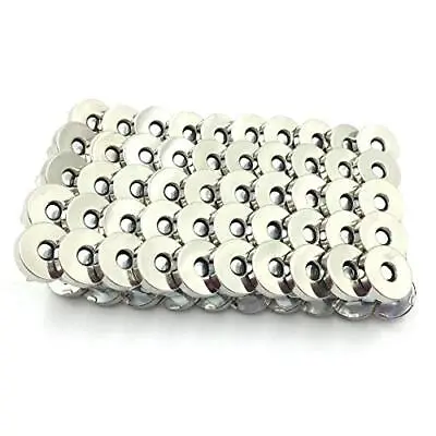 100 Sets Magnetic Purse Snap Clasps Button/great For Closure Purse Handbag Cloth • $21.98