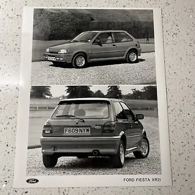 Ford Fiesta XR2i Original Press Photo - 1988 • £5