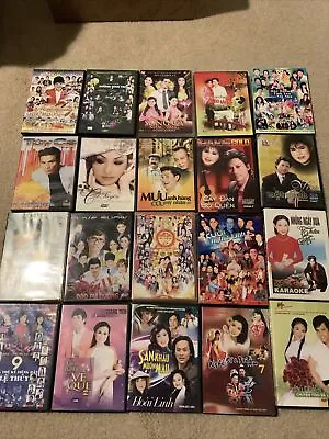 20 Vietnamese DVD MUSIC BUNDLE LOT - Karaoke And Live Shows • $59.99