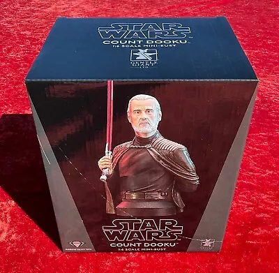 Star Wars Count Dooku 1:6 Mini-Bust/Statue Gentle Giant/Diamond Select 2021 • $38