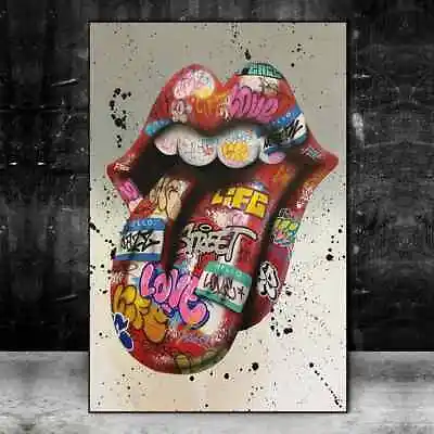 Graffiti Art Wall Paintings Print On Canvas Street Art Abstract Poster And Print • $21.79