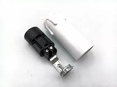 £6.25 • Buy Chandelier Candle Tube White Drip Card With E14 Lamp Holder 65mm