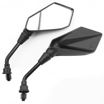 For Z1000 Versys 650 1000 ER6N KLR650 Versys-x 300 Rear View Mirror 3D Black • $22.14