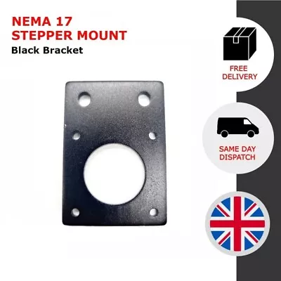 Nema 17 42mm Stepper Motor Mount Flat Bracket Plate Alloy CNC 3D Printer UK FAST • £3.79