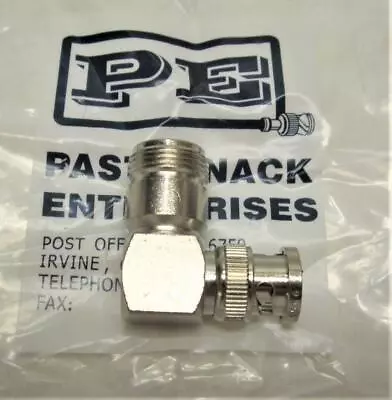 PE9566 N Type BNC-N Female To BNC Male Right Angle Adapter BIN#3 • $24.99