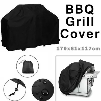 4 Burner Outdoor BBQ Grill Cover UV Waterproof Gas Charcoal Barbecue Protector • $20.39