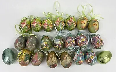 Vintage Easter Eggs Lot Of 22 Beautiful Decorative Eggs • $24.99