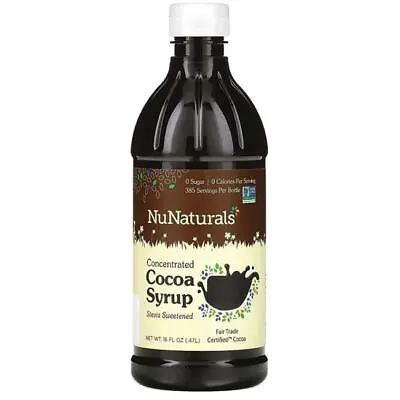 NuNaturals Concentrated Cocoa Syrup 16 Fl Oz Liq • $19.18