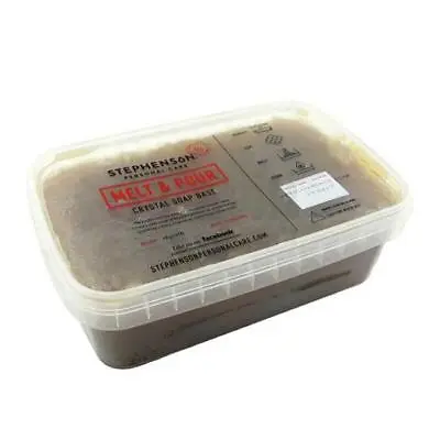 Stephenson - African Black - Melt And Pour Soap Base 500g-10kg • £11.01