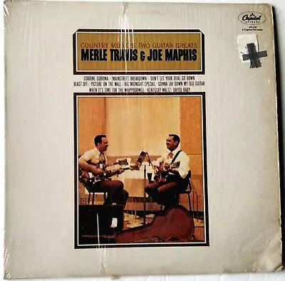 Merle Travis & Joe Maphis Vinyl LP  Country Music's Two Guitar Greats  VG* • $7.99