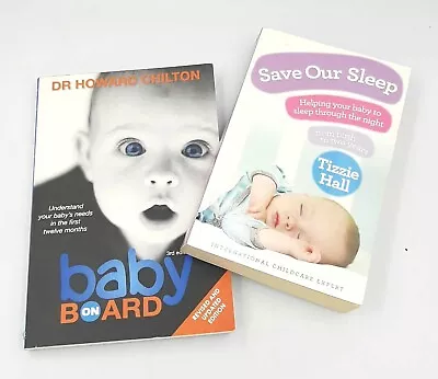 Save Our Sleep + Baby On Board Paperback Book By Tizzie Hall • $19.95