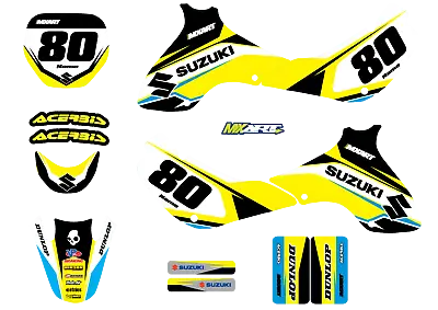 $179.90 • Buy Suzuki JR 80 Full Custom Graphics Kit ULTRA  Style Sticker Kit Decals Graphic