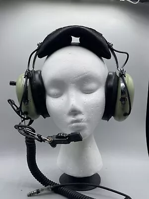 David Clark 12510G-21 H10-76 Aviation Headset Green - Single Plug Preowned • $200