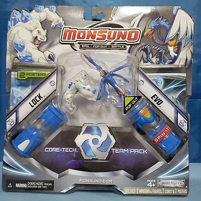 MONSUNO Core-Tech Team Pack Lock & Evo Brand New Sealed Pack Jakks Pacific • $19.95