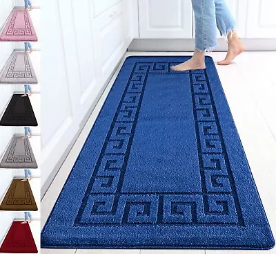 £6.99 • Buy Non Slip Kitchen Rugs Long Hallway Runner Carpet Bedroom Rug Floor Mat Door Mats