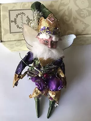 Mark Roberts Fairy Of Miracles 51-28060  Box  IOB Purple Green Gold Glasses • $40