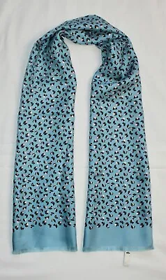 Marc By Marc Jacobs Mini Pinwheel Head Blue Scarf One Size 60838 NWT MSRP $158 • $29.99