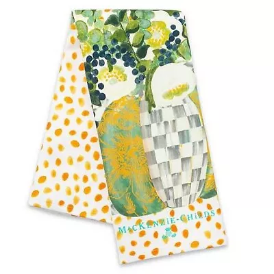 Brand New Mackenzie Childs Pumpkin Bouquet Dish Towel • $25