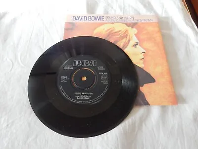 David Bowie Sound And Vision 7  Rca Bow 510 Lifetimes New/old Shop Stock • £20