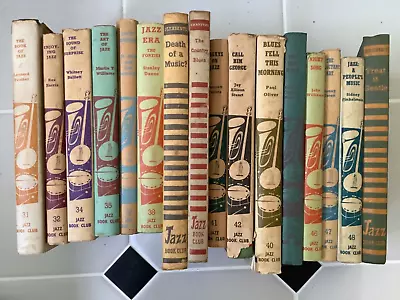 £50 • Buy 16 Jazz Book Club Production Hardback Books (31 To 48 See Phot For Details)