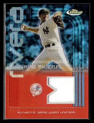 2004 Topps Finest Mariano Rivera Game Used Jersey Relic                    #5387 • $34.99