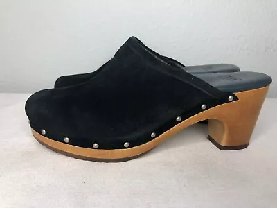 UGG Australia Abbie Suede Studded Wooden Clogs Women’s Shoes Size  6.5 • $65
