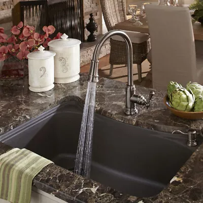 Mirabelle Pull-Out Spray Kitchen Faucet Amberley Polished Chrome Brand NEW! • $158
